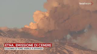 LIVE Eruzione Etna emissione di cenere diretta video [upl. by Mcguire]