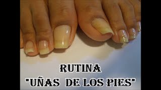 Mi rutina para el cuidado de las Uñas de los Pies My Toe nail care routine [upl. by Ezzo]