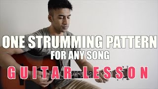 07  GUITAR TIP  One Strumming pattern for any song [upl. by Obola]