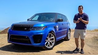 The Most Powerful Range Rover SVR Revealed [upl. by Aihsiyt]