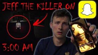 TALKING TO JEFF THE KILLER ON SNAPCHAT AT 3 AM AND IT GOES HORRIBLY WRONG [upl. by Asiole]