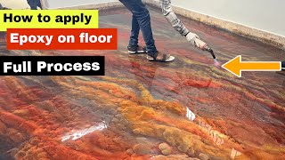 How to coating 3 D Epoxy flooring design with cost [upl. by Meek]