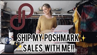 Ship My Sales on Poshmark With Me See What Sold FAST amp For a GREAT Profit [upl. by Hsan]