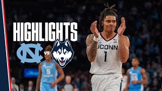 HIGHLIGHTS  UConn Mens Basketball vs UNC [upl. by Akyre]