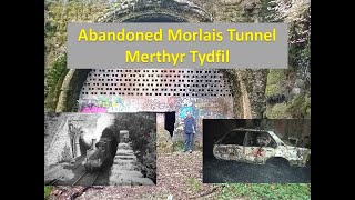 8 Walking through abandoned Morlais Tunnel in Merthyr Tydfil South Wales [upl. by Sheila]