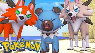 WHOS YOUR FAMILY LYCANROC DIA E LYCANROC ASH TIVERAM UM FILHO SHINY NO MINECRAFT  Pixelmon [upl. by Sinne929]