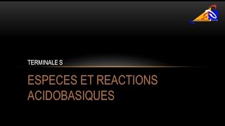 TS  12  Acides et Bases [upl. by Adur]