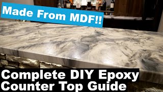 DIY Epoxy Counter Tops  Turn MDF Into Amazing Counters with Leggari Epoxy [upl. by Aniras]