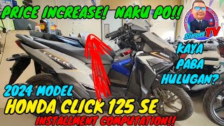 HONDA CLICK 125  2024 MODEL  PRICE INCREASE  V4 [upl. by Lledal]