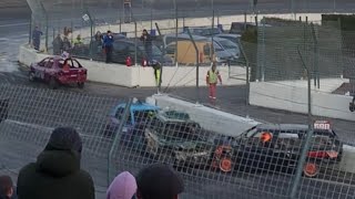 Warneton Speedway Destruction Big Bangers  BIG CRASHES [upl. by Boeschen271]