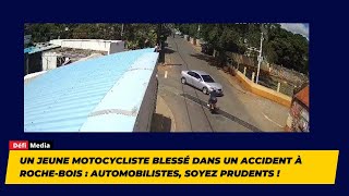 Un jeune motocycliste blessé dans un accident à RocheBois  automobilistes soyez prudents [upl. by Acsirp]