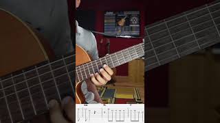 Ici cote nou été  Cassiya  Solo intro de guitare  Tablatures [upl. by Aysahc902]