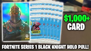 PULLING THE BLACK KNIGHT HOLO Fortnite Series 1 USA Print [upl. by Ribaj]