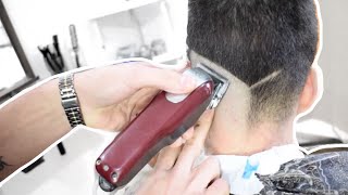 Como hacer DEGRADE en V tutorial FACIL4 curso de barberia [upl. by Kcirtapnaes]