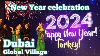 New Year 2024 Celebrations at Dubai Global Village [upl. by Caritta187]