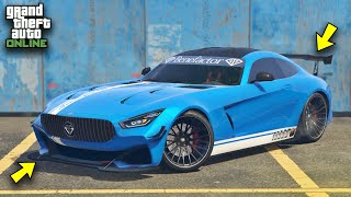 GTA 5 Online BENEFACTOR SCHLAGEN GT Customization amp Test  MercedesAMG GT [upl. by Annekahs]