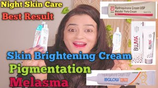 SKIN BRIGHTENING CREAM FOR PIGMENTATION AND MELASMA nightcreamskinbrighteningpigmentationmelasma [upl. by Marmawke]