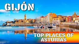 Top MustVisit Places and foods in Gijón Spain  Your Ultimate Travel Guide 4k [upl. by Larner630]