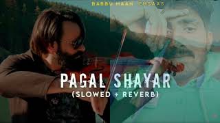 PAGAL SHAYAR  BABBU MAAN amp EHSAAS REVERBSLOWED song letest 2024 ehsaas babbumaan pagal [upl. by Ttelrats]