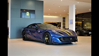 Ferrari 812 Superfast  Blue Tour de France [upl. by Kirch362]