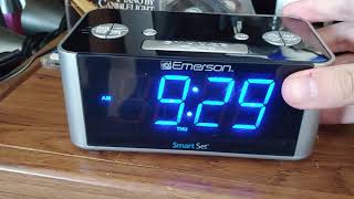 Emerson Smart Set clock older version without BT [upl. by Sanferd119]