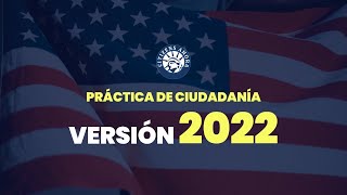 Práctica de ciudadanía americana  Versión 2022 [upl. by Ioved]