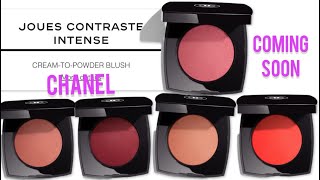 Chanel JOUES CONTRASTE INTENSE CREAMTOPOWDER BLUSH details [upl. by Meekah]