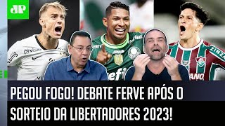 quotVOCÊ TÁ LOUCO Cara quem SE DEU PIOR nesse SORTEIO da Libertadores foi oquot DEBATE FERVE [upl. by Ylellan]