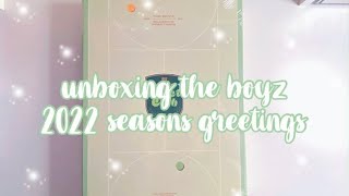 🌱 unboxing the boyz 2022 seasons greetings 🌱 [upl. by Corneille447]