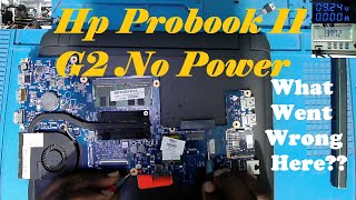 Hp Probook 11 G2 No Power Board RepairPlugging In The Charger  Voltage Disappears [upl. by Lairea266]