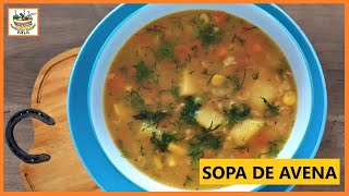 SOPA DE AVENA  RECETA COLOMBIANA [upl. by Greff]