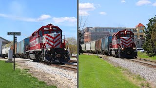 WAMX 4172 Eastbound on the WSOR PDC Sub Arena  Middleton [upl. by Iny]