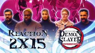 Demon Slayer Entertainment District Arc  2x15 Gathering  Group Reaction [upl. by Yeliak]