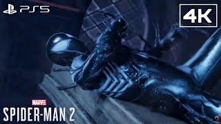 Peters Symbiote Gets Affected By The Bell Sound Scene  Marvels SpiderMan 2 PS5 [upl. by Naiva]