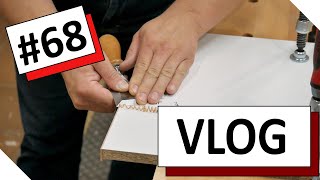 VLOG 68  Perfekte stabile und schöne Kanten an Spanplatten anbringen [upl. by Dnaltroc]