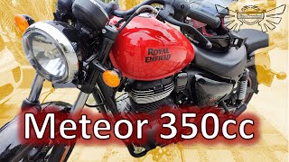 Conduciendo por primera vez la Meteor 350 de Royal Enfield [upl. by Idhem]