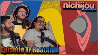 THE CROW IS TALKING  Nichijou Ep 17 Reaction [upl. by Nehtanoj]