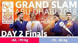 Judo GrandSlam Abu Dhabi 2018 Day 2  Final Block [upl. by Mccord]