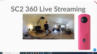 RICOH THETA SC2 Streaming to Windows [upl. by Ahsenad425]