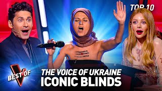 The Most ICONIC Blind Auditions of The Voice of Ukraine 🇺🇦  Top 10 [upl. by Asseret920]