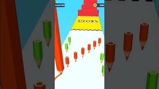 Pencil Run Gameplay level160 shorts CrossbowPsk20 [upl. by Straub972]