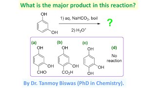 MCQ170 About the reaction of Resorcinol by Dr Tanmoy Biswas PhD for NEET IITJEE BSMS IITJAM [upl. by Berton]