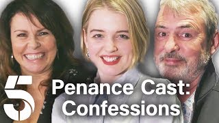 Penance Cast Play Confessions Game  Brand New Drama Coming Soon  Channel 5 [upl. by Dloreh]