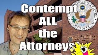 Entire US Attorneys Office DESTROYED evidence LIED to Judge Held in Contempt [upl. by Blus783]