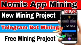 Nomis App Mining  Nomis App telegram Bot  new mining app  Nomis app mining crypto [upl. by Minardi46]