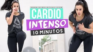 10 Minutos de cardio de ALTA INTENSIDAD  GymVirtual [upl. by Goto86]