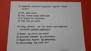 4 Sınıf Türkçe 1 Dönem 2 Yazılı Hazırlık  2  Çözümlü Örnekler  Canlı Ve Ayrıntılı Anlatım [upl. by Clifford457]