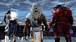 God of War PS5 Kratos Meets Zeus in Hell [upl. by Allene755]