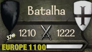 37 BATTLE VS ALMORAVID EMPIRE 1222 X 1210 MOUNTampBLADE 2 EUROPE 1100 PT BR GAME PLAY [upl. by Cybill]