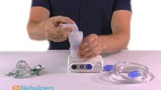 Just Nebulizers OMRON CompAir Elite Nebulizer System NEC30 [upl. by Virgy]